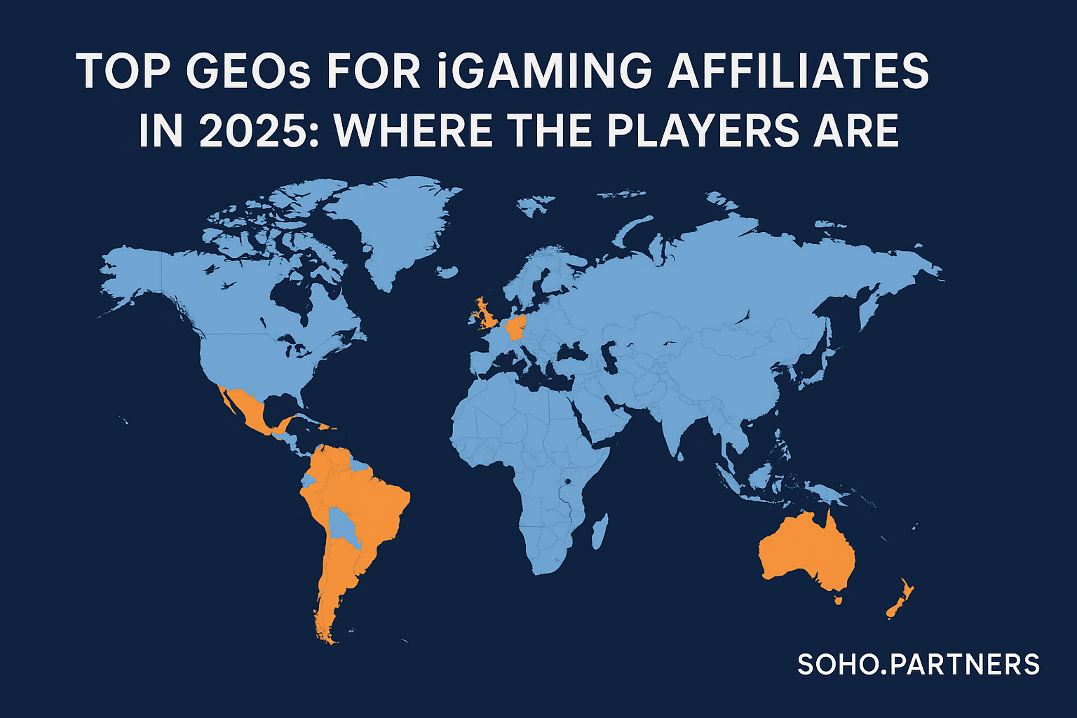 top geos for igaming affiliates in 2025