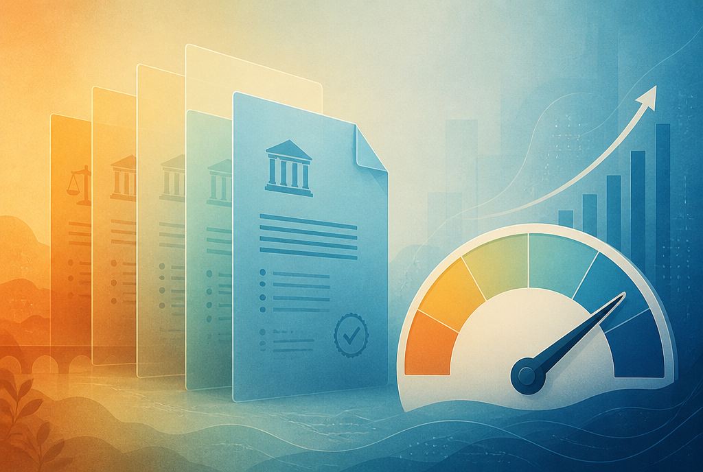 Layered regulatory documents illustrating newly tightening iGaming advertising rules in emerging markets